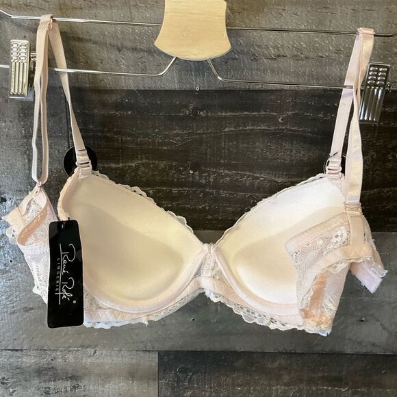 Rene Rofe extreme push up Bra Size 34B new with tags lacey - Picture 2 of 10